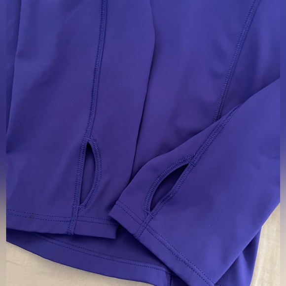 Lululemon Best Pace - half zip - lazurite blue/purple -8 - Picture 13 of 14